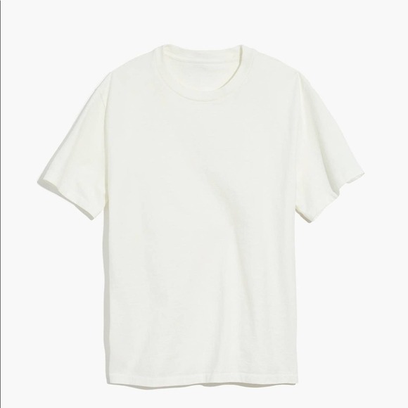 Madewell Men’s Made in USA Boxy Tee in white XXL - Picture 8 of 14